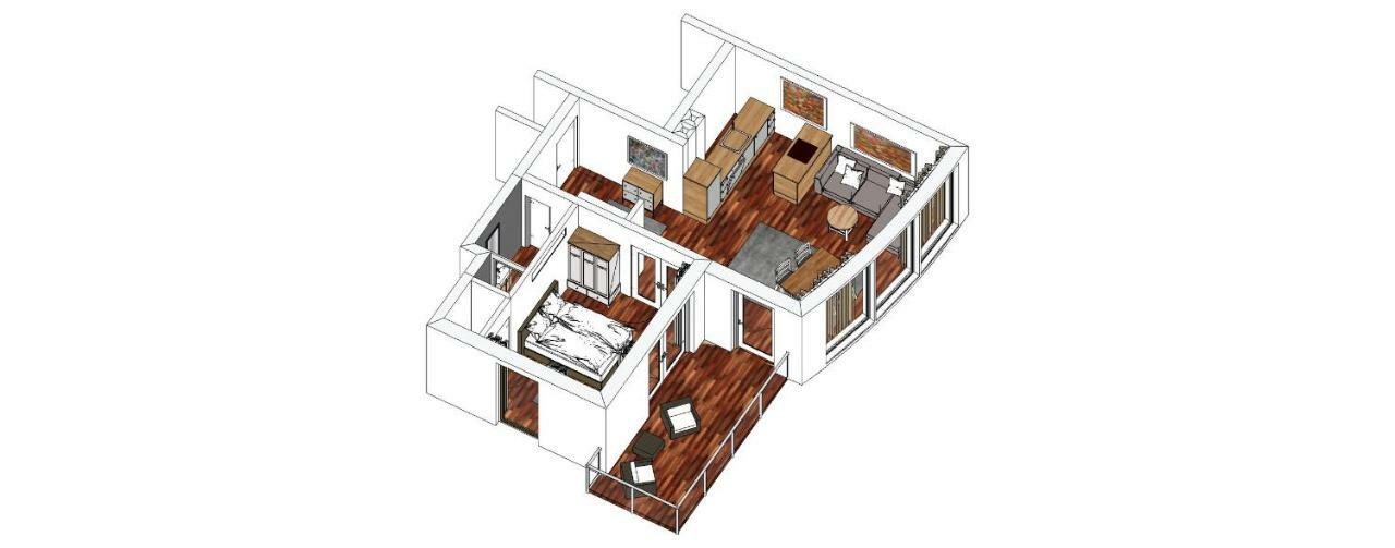 "Myharbourfront", Luxurioeses Wohnen An Der Hafenmole Apartment Росток Екстериор снимка